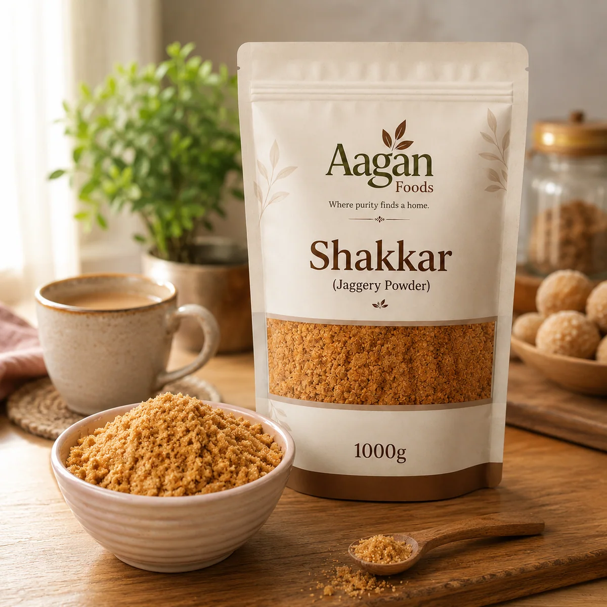 Shakkar (Jaggery Powder) from Aagan Foods
